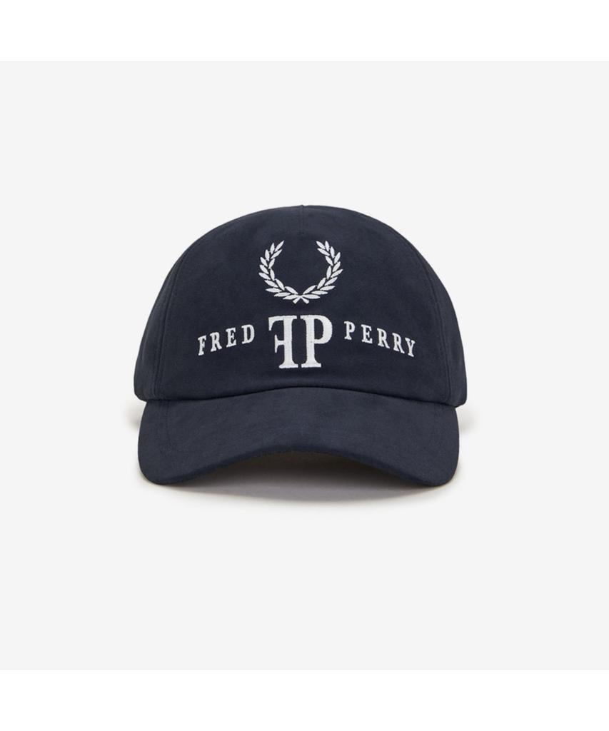 FRED PERRY Monogram Microfiber Cap - Navy/Snow White Cfpu2531299-267