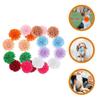 Cute Flower Collar Decoration For Small Pets Suitable For Halloween With Assorted Color 100Pcs