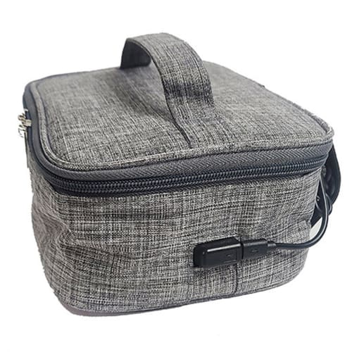 Hongmidy Portable Insulated Lunch Bag with Built-in USB Heater, Electric Food Warmer, USB Heating Function, Insulated Lunch Bag, Bottle Warmer, Milk W