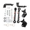2,5"-6" Höherlegung Verstellbar Vordere Stabilisatorstrebe Schnellverschluss Schwarz Für Jeep 2019+ Wrangler JL PRC-1010-BK