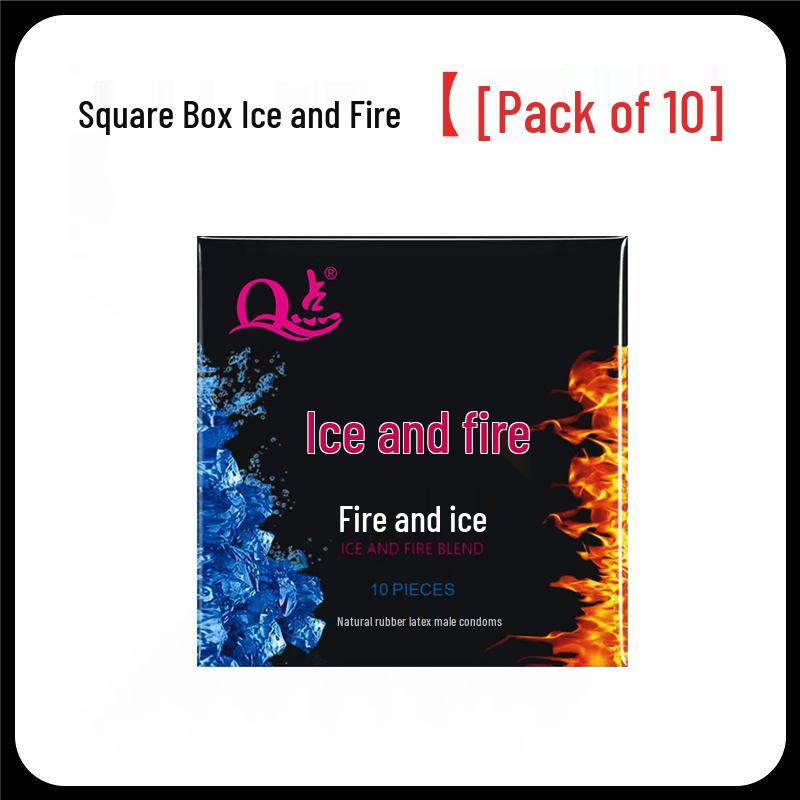 Q Point Ultra-Thin Pink Condoms with 3D Surrounding Particles - Odorless, Super Lubricated, Female Pleasure Enhancing.