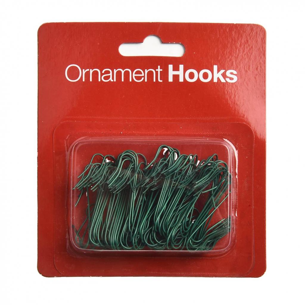 Christmas Tree Ornament Hooks Set of 100 Sturdy Hanging Decoration Wires