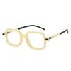 SHAUNA Fashion Square Sunglasses Women Shades UV400 Vintage Rivets Men Punk Clear Gradient Sun Glasses