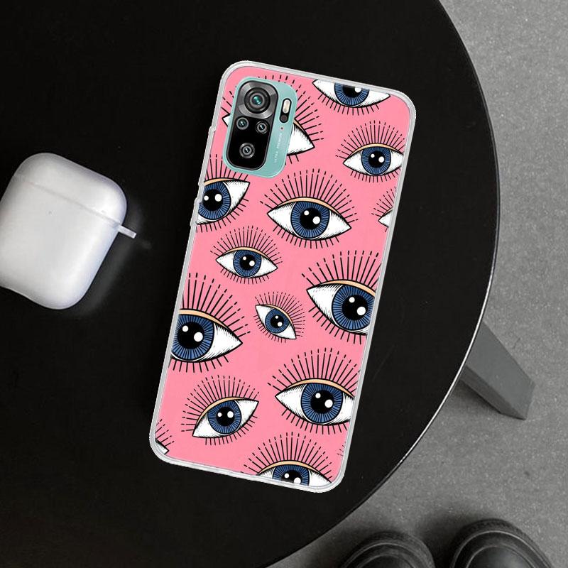 Lucky Blue Evil Eye Phone Case Cover for Xiaomi Redmi Note 15 14 13 12 11 Pro Plus 14S 12S 11S 11T 11E 10S 10 Customized Fundas