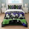 The Addams Family Bedroom 3Pcs Bedding Set Soft Bed Sheet Pillowcases Home Bedding Decoration