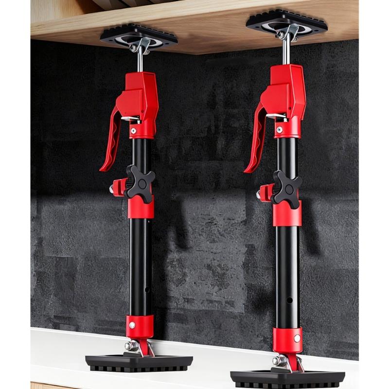 180 Degree Rotatable Heavy Duty Support Bracket with Nonslip Pad For Stable Cabinet Support Height Adjustable Design