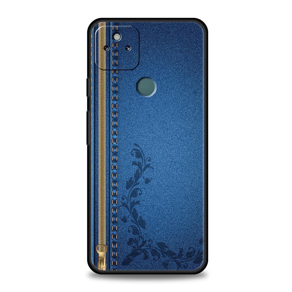 Leather Cloth Pattern Phone Case Cover for Google Pixel 10 9 8 7 6 9A 8A 7A 6A Pro Shockproof Soft TPU 10 Pro XL Shell Funda Bag