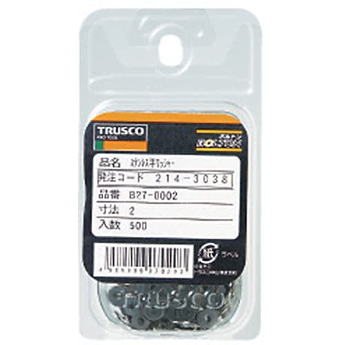 TRUSCO flat washer stainless steel size M8 105 pieces B270008
