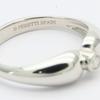 Used TIFFANY&Co. Ring Double teardrop EU#51.5 Pt950Platinum/diamond 4.9g Platinum 1PD