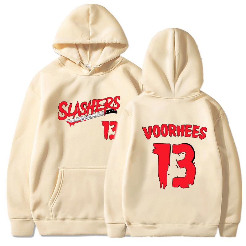 Friday 13th Hoodies Men Fashion Horror Movie Long Sleeve Sweatshirt Men Womnen Fashion Design Pullover Men Fleece Hoodies