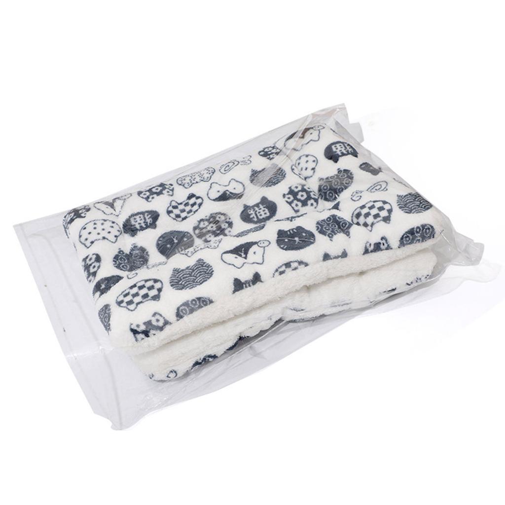 Furry Dog Blanket Soft and Warm Flannel Fleece Washable Pet Blankets for Dog Cats Cute Star Print Throw Cover