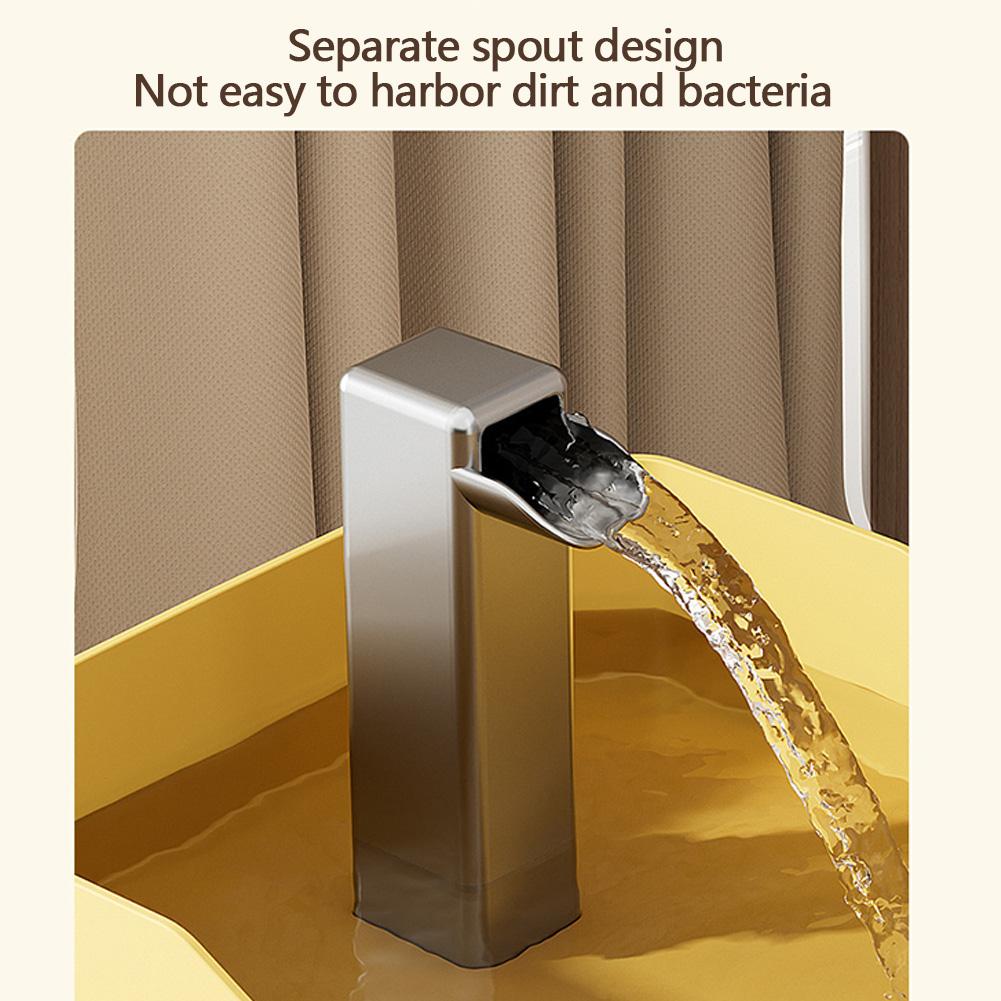 Fontanna dla kota z cichą pompką, automatycznym filtrem, USB, zabezpieczeniem przed pracą na sucho, fontanna dla zwierząt domowych, fontanna dla kota do użytku w pomieszczeniach