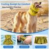 Elastic Mesh Dog Cooling Head Cover Anti Insect Mosquito Pet Neck Gaiter  Noise Protection