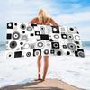 1pc Large Quick-Dry Microfiber Beach Scarf & Towel Oversized Lightweight Swim Wrap,Bath Towel, Soft Absorbent Travel Blanketsory