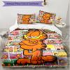 3pcs Duvet Cover Set (1*Duvet Cover + 2*Pillowcase, Without Core), Garfield Print Soft All‑Season Bedding Set, Home Bedroom Decor Gift