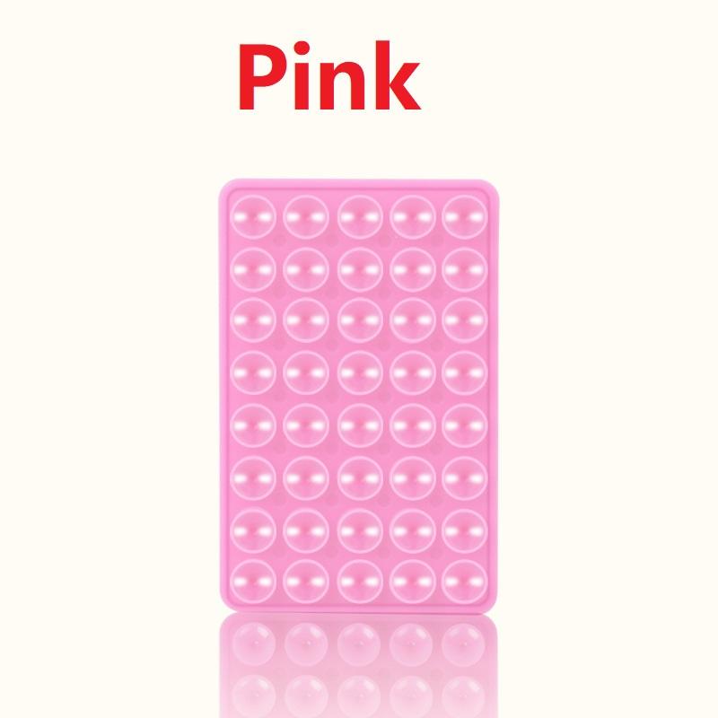 Silicone Suction Cup Phone Mount Double Sided Mobile Phone Hands-Free Strong Sucker Pad Holder Selfies Videos for iPhone Android