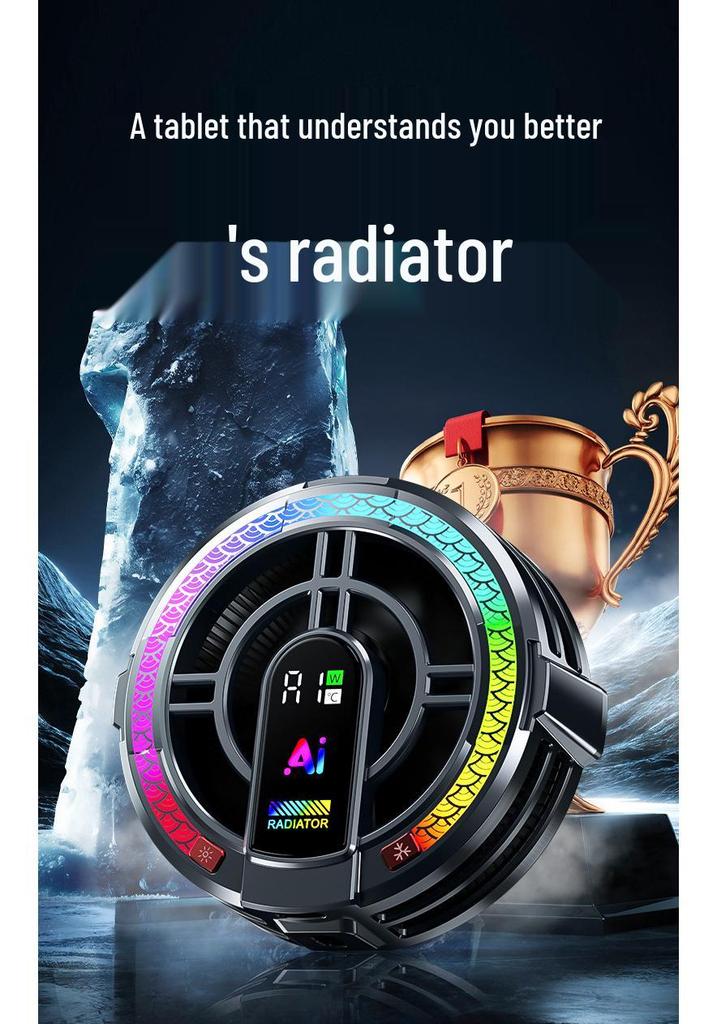 Cold Ice Armor H6Pro Tablet Cooler: High-Power Semiconductor Cooling for Rapid Heat Reduction in Gaming