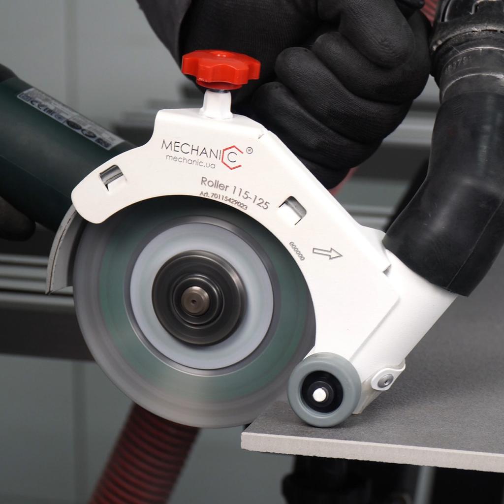 Distract Dust Cover Attachment For Angle Grinder 115-125 Mm Roller 115-125 Mechanic