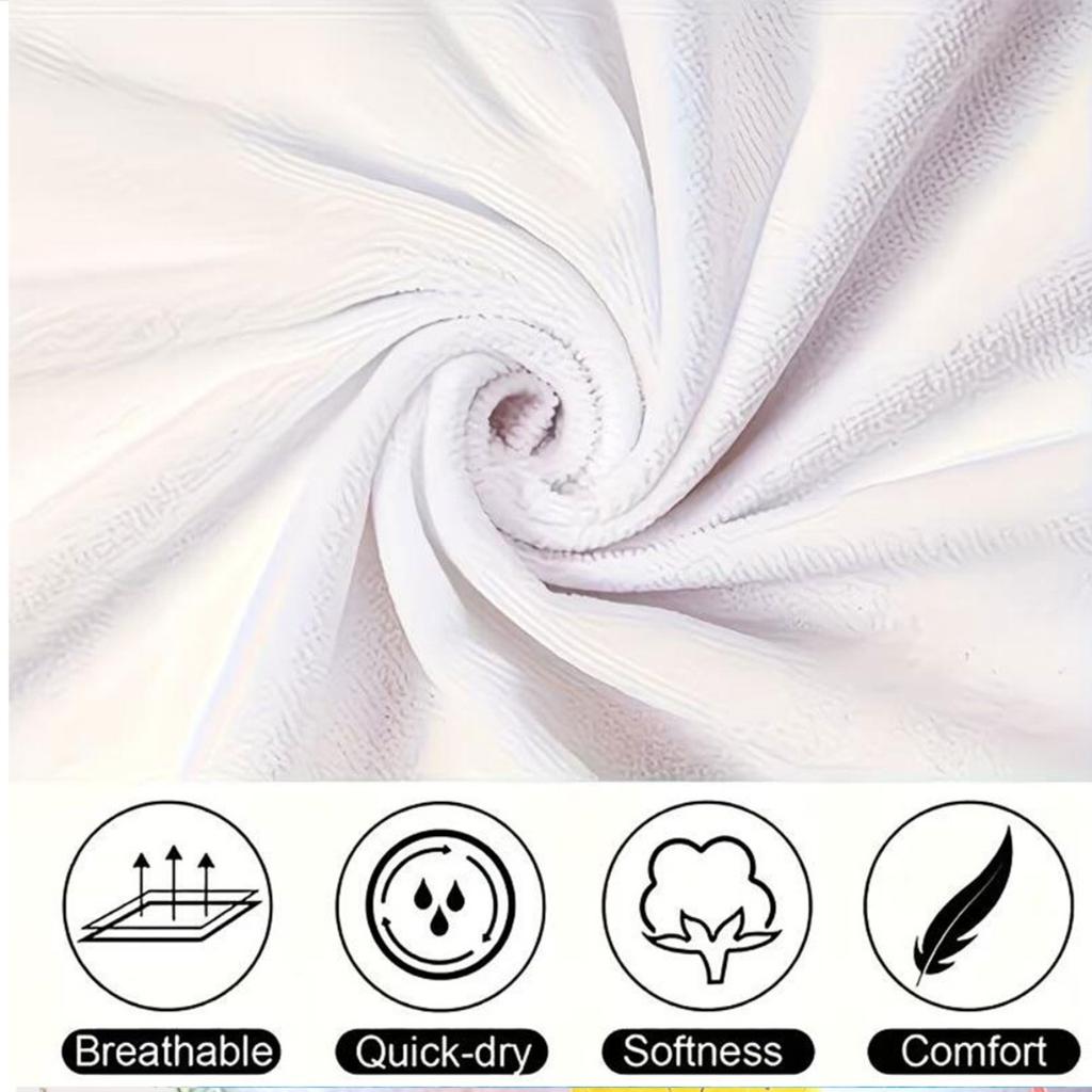 Watercolor pattern of autumn leaves polyester microfiber beach towel is highly absorbent suitable for swimming and beach outings