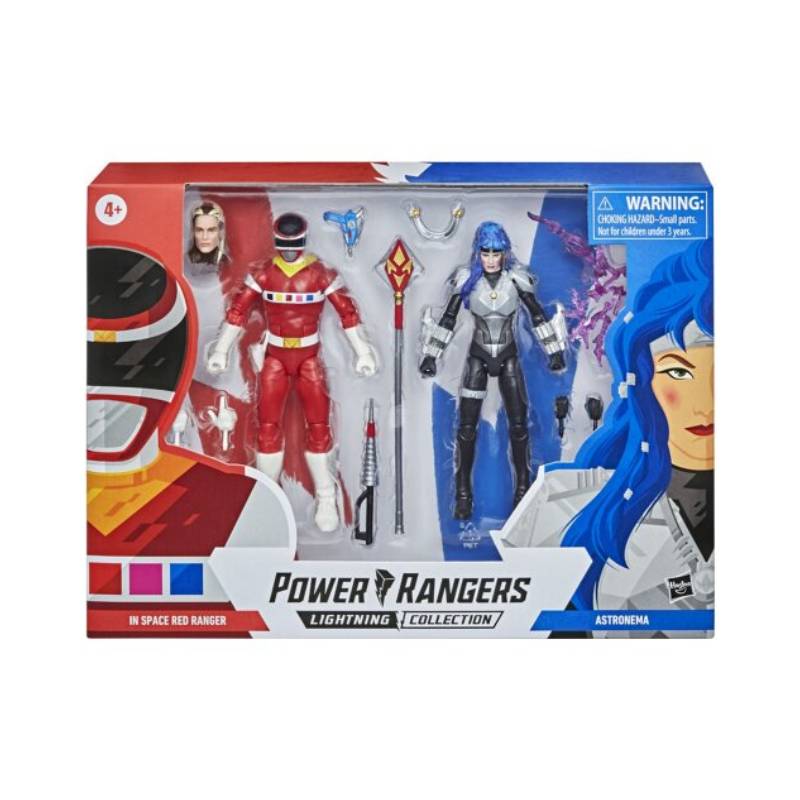 

Коллекция Могучих Рейнджеров Лайтнинг 6 Красный Рейнджер из Космоса Астронема Набор Фигурок