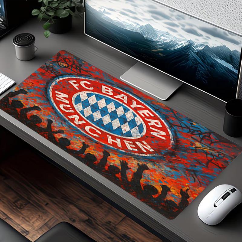 FC Bayern Print Mouse Pad, for Keyboard Pad Laptop PC Mat for Office Home Use, Desk Decor, Perfect Birthday Gift for Gamers