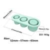 3-Grid Ice Mold For Stanley Cup Silicone Large Capacity Ice Grid Mold Easy Demolding Ice Making Mold Creative Household Ice Mold 6