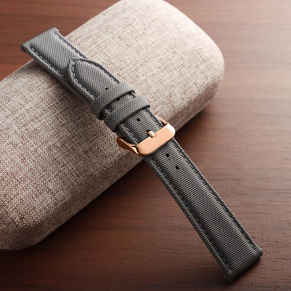 Sailcloth Watch Strap 20mm 22mm for Seiko Band Waterproof Fabric Watchband Quick Release Wristband High Quality Women Men Belt