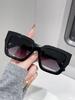 Fashionable Large Square Frame Glasses Simple Style Unisex Driving And Daily Wear Suitable for Both Men And Women