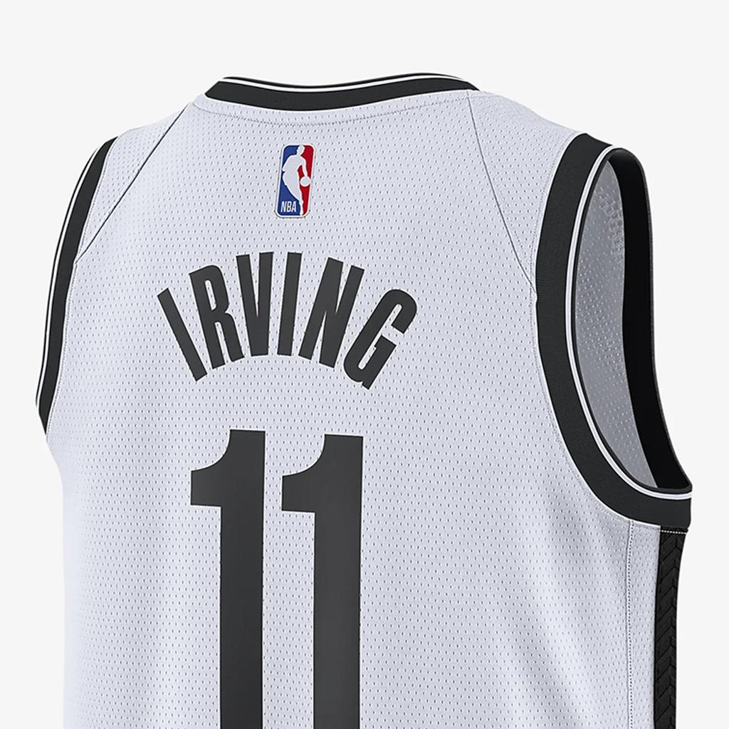 Nike NBA Brooklyn Nets Kyrie Irving 2023/24 Jersey Cloud White/Core Black Men Streetwear DN2069-100
