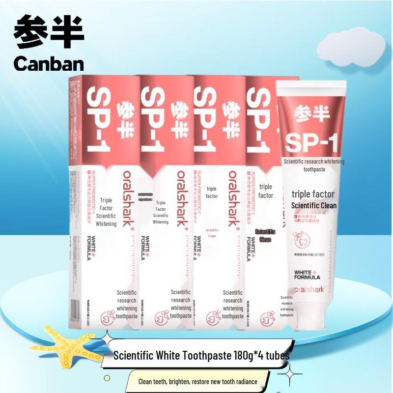 Can Ban SP-1 Alpine Jasmine Whitening Toothpaste (4-Pack)