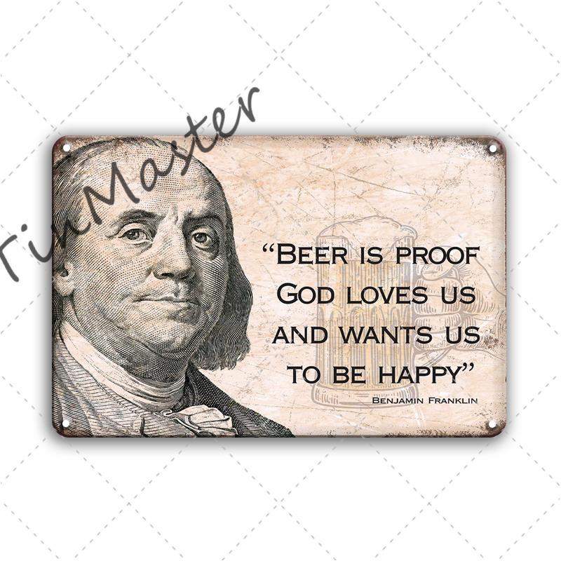 Popular Beer Metal Poster Sign Vintage Pub Bar Signs Plaque Metal Sign Home Wall Decor Restaurant Kitchen Room Decoration