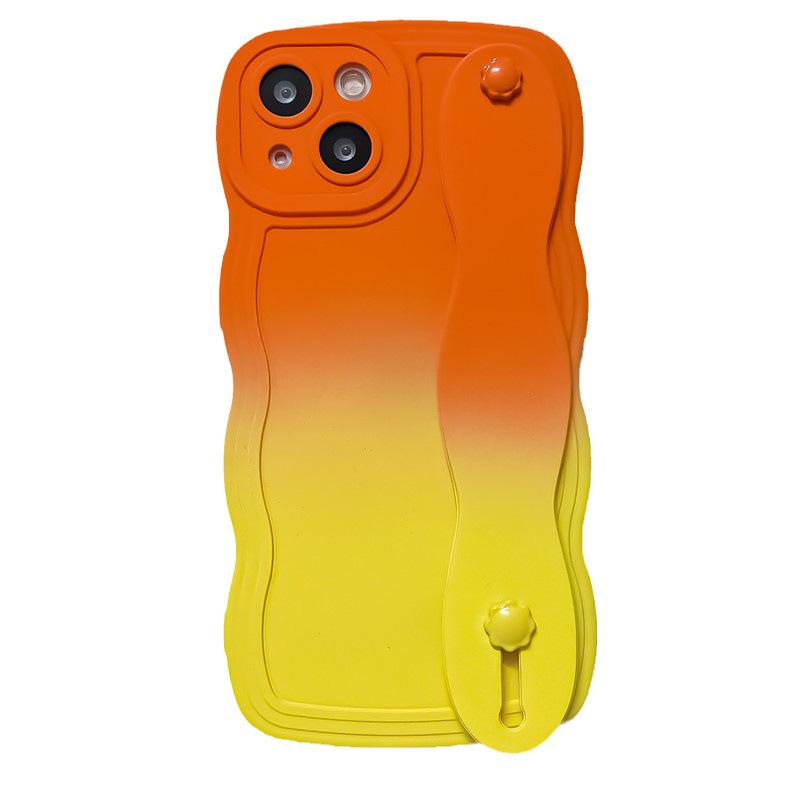 iPhone17 Wristband Bracket, Phone Case 14, Liquid 13 Spray Paint, 16ProMax Cross-Border, Silicone 12.
