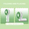 Cartoon Panda Folding Handheld Fan 3 Speed Hanging Neck Fan Portable Travel Outdoor Summer Small Personal Desk