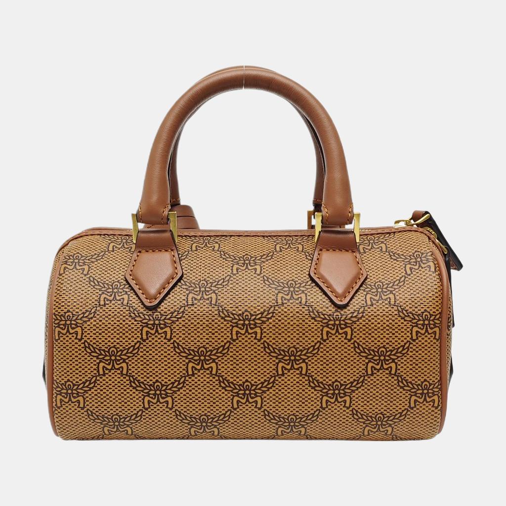 [Pre-Owned] Ella Lauretos Aw24 Monogram Coated Canvas Boston Bag Crossbody Tote Mini - Excellent #1YEHAA5