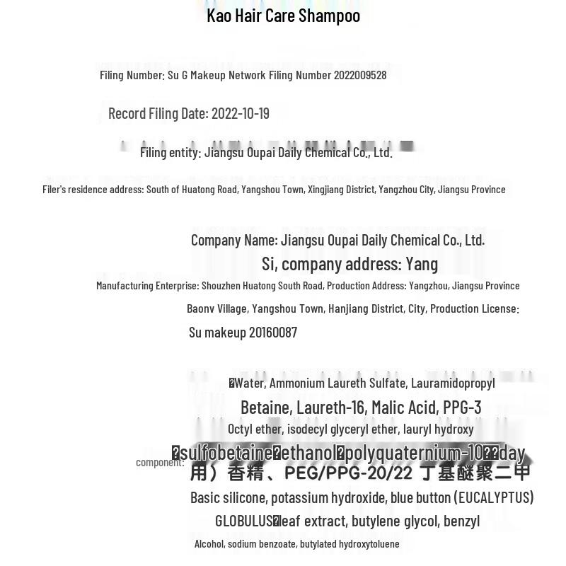 Kao Anxin Series Shampoo