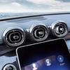 Per Mercedes Benz GLC X254 -2026 ABS Fibra di Carbonio Cornice Copri Ugello Aria Condizionata Auto Adesivo Decorativo Accessori Auto