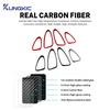 Real Soft Carbon Fiber Sticker For Seat Ibiza 6j 2009 2010 2011 2012 2013 2014 LHD RHD Car Inner Door Handle Panel Accessories
