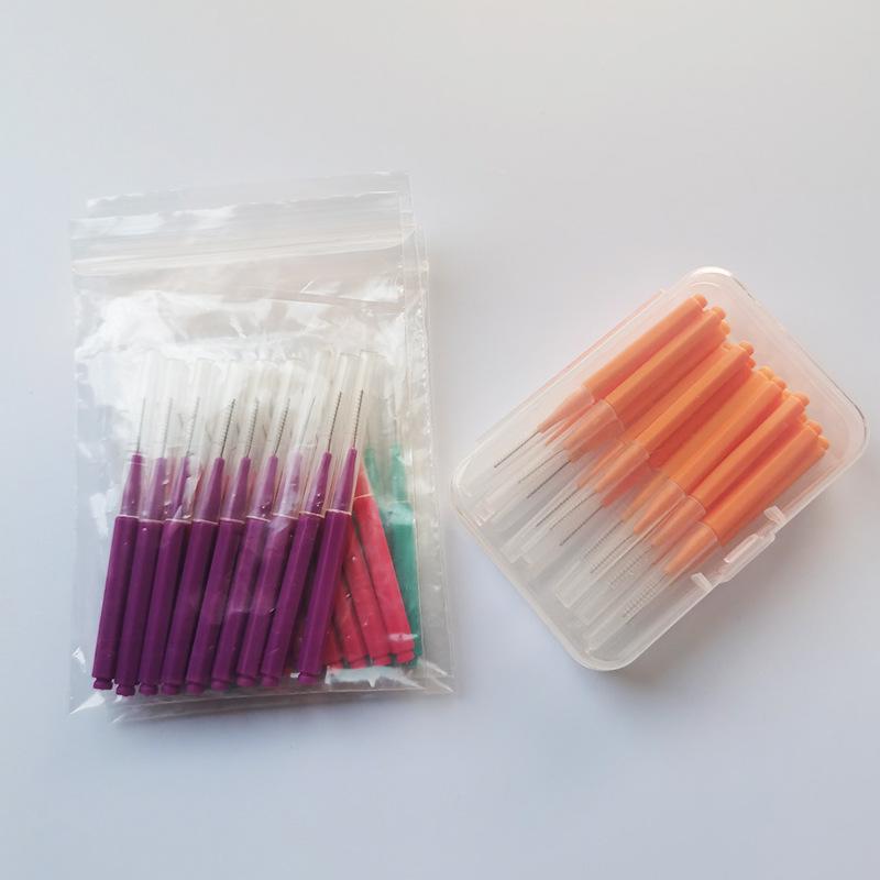 Pencil-Type Interdental Brush: Soft-Bristle Oral Cleaner for Tooth Gaps and Orthodontic Care.