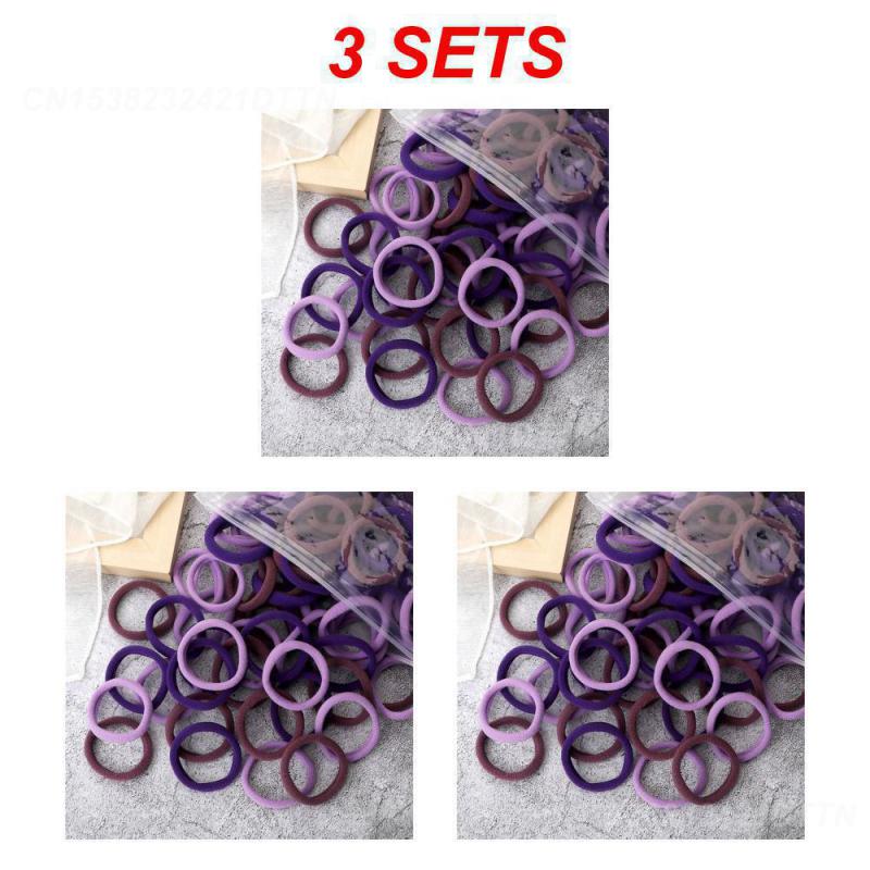 1/2/3SETS Hair Ring Easy To Use Fabric Art Hair Rope Firm Elastic Headband Portable General Womens Headband Not Easy To Disperse