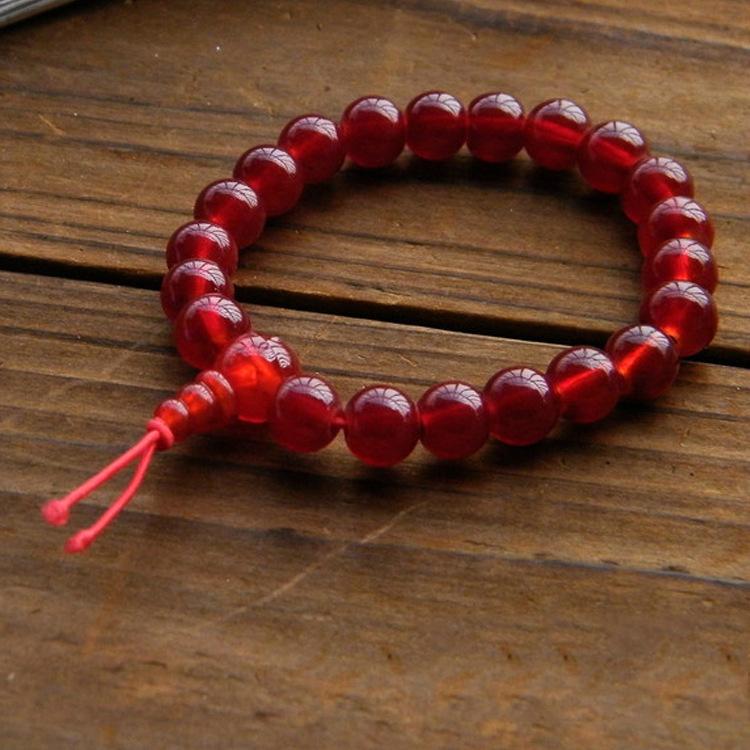 Agate Buddha Beads Bracelet for Men and Women Multi-color Bracelet Jewelry Exquisite Gift