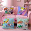 Anime Funny R-Rugrats Cushion Cover 2-in-1 Reversible Plush Pillow Cover | Car/Sofa/Bed | Perfect Gift