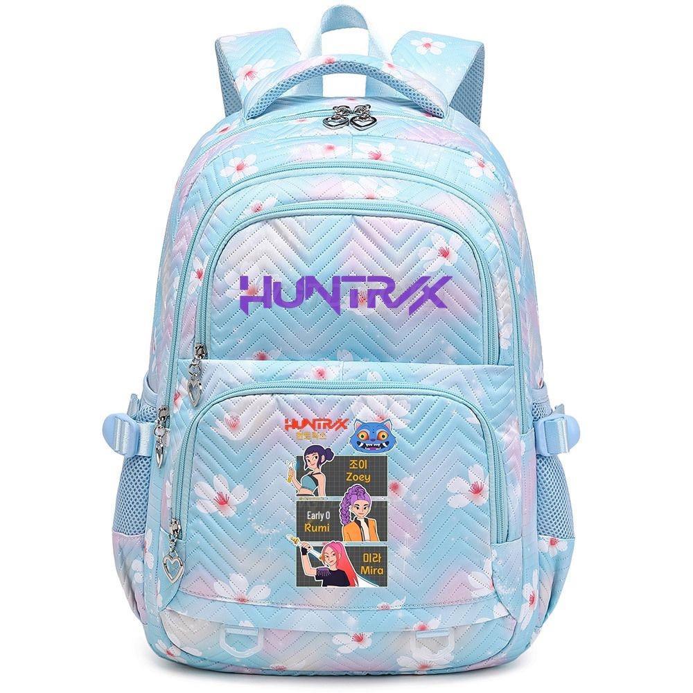 Kpop Demon Hunter Girl Group Trendy Lightweight School Backpack - Large Capacity, Double Shoulder, Korean Style