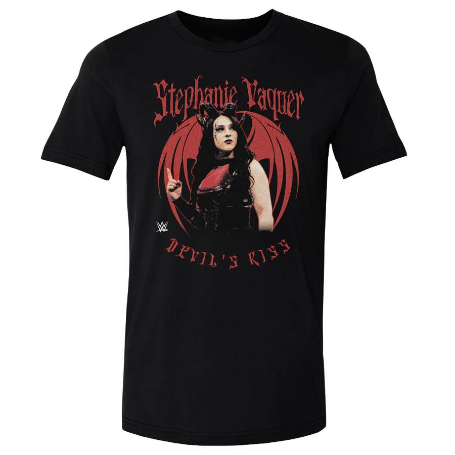 WWE Стефани Вакеер Поза с крыльями Размер S - 5XL, Подарок для друзей Унисекс Футболка XXXXL