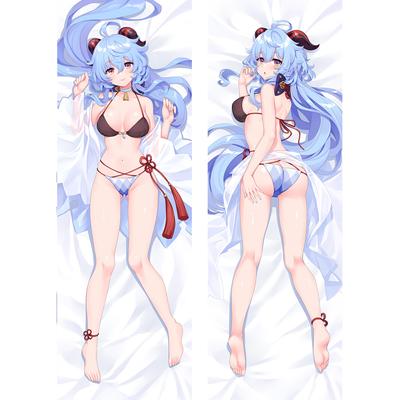 Dakimakura Anime Παιχνίδι Genshin Impact Ganyu Μαξιλαροθήκη Gan Yu Cosplay Αγκαλιάζοντας αξεσουάρ σώματος Δώρα