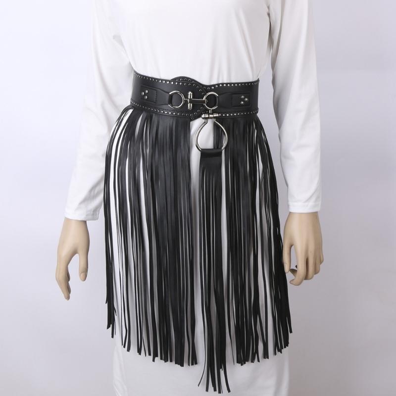 Waist Belt Rock and Roll for Club Cowgirl Rock and Roll Punk Vintage Belt Hot Girl WaistChain Studded Sexy Belt