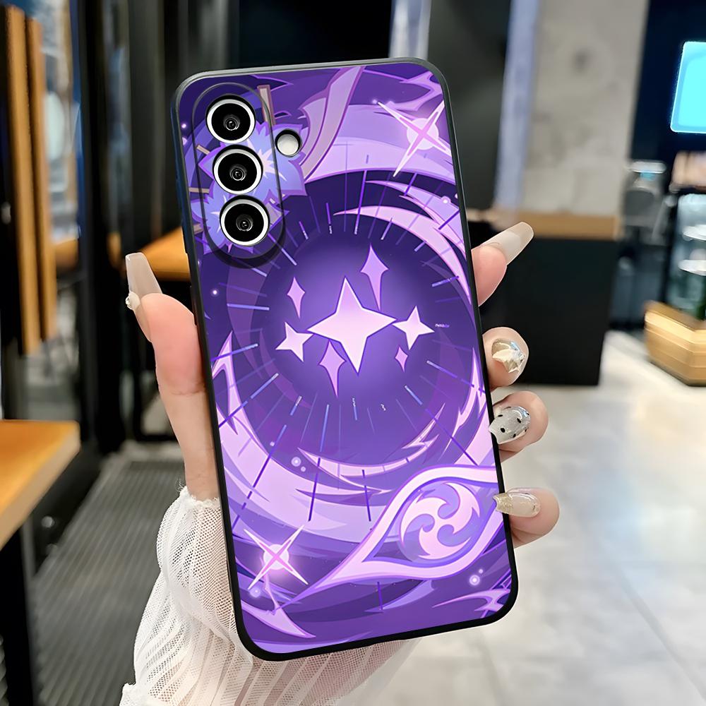R-Raiden Shogun Phone Case For Samsung A25 A13 A33 5G A54 A36 A35 A56 A52 A14 Shockproof Soft Cover