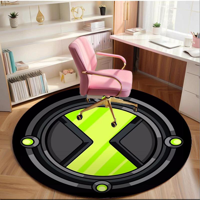 X-ray Protection Symbol round carpet Chair cushion Round Entryway Rug, Soft Round Rugs for Living Room, Bedroom, Circle Carpet decor gifts