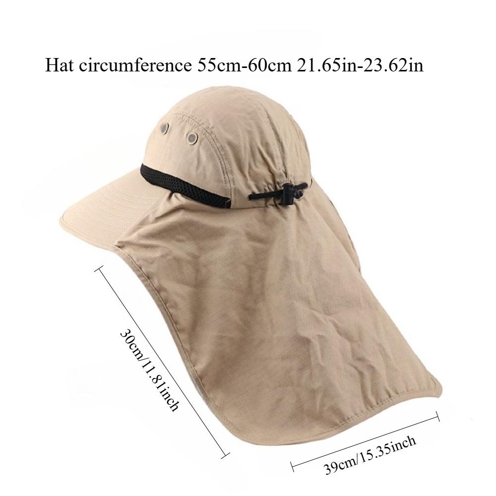 Men's Outdoor Fishing Hat Summer UV Protection Sun Hat Quick Dry Breathable Bucket Hat for Hiking Camping Cycling Travel