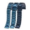 Cinturino per orologio in acciaio inossidabile blu Per Rossini CITIZEN Tissot Cinturino per orologio Catena in acciaio inossidabile Metallo Cinturino in acciaio massiccio 20 21 22mm
