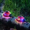 Solar Ladybug Light Outdoor Waterproof Led Garden Decor Wall Hanging Lawn Lighting For Yard Patio Statue